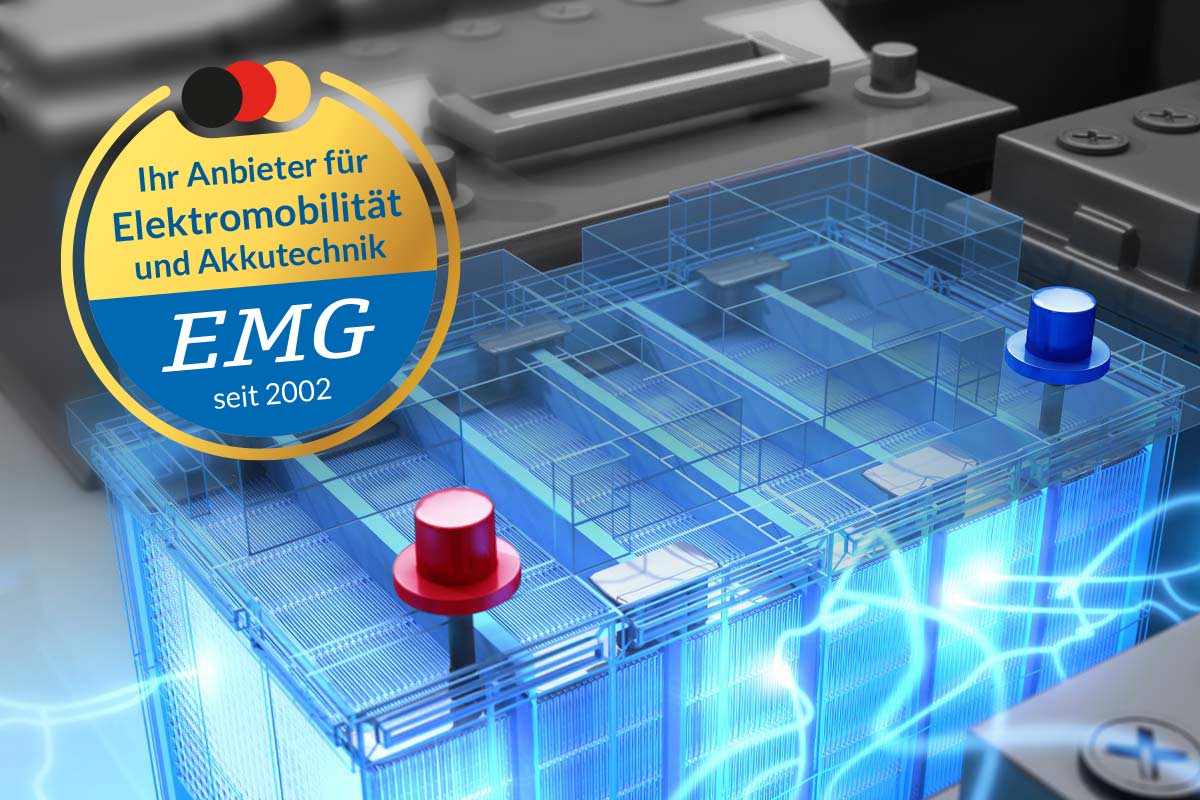 EMG Akku zyklenfeste Gel AGM Batterien